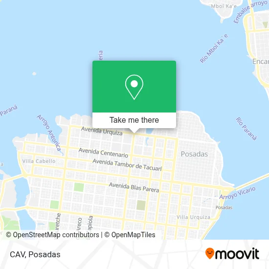 Cav map