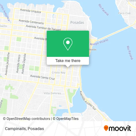 Campinails map