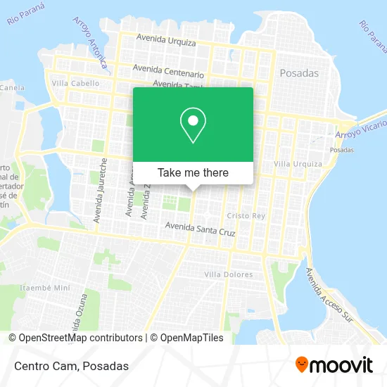 Centro Cam map