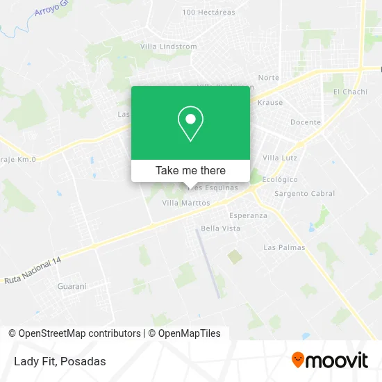 Lady Fit map
