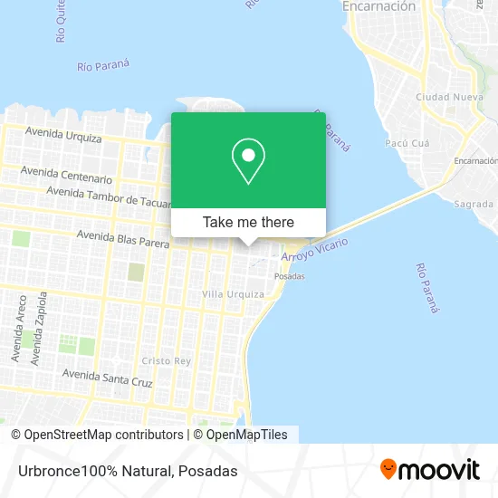 Urbronce100% Natural map