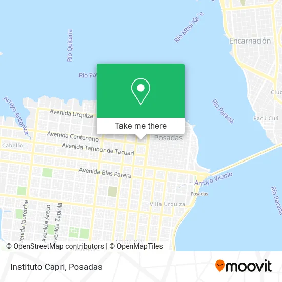 Instituto Capri map