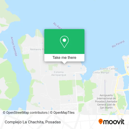 Complejo La Chachita map