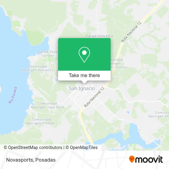 Novasports map
