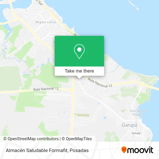 Almacén Saludable Formafit map