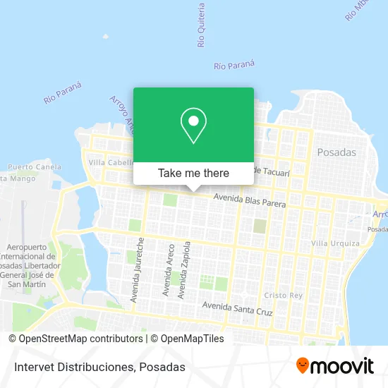 Intervet Distribuciones map