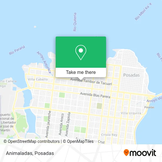 Animaladas map