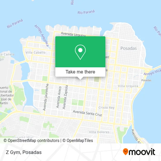 Z Gym map