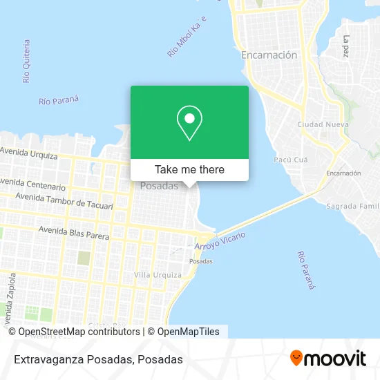 Extravaganza Posadas map
