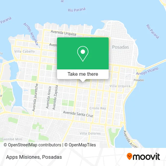 Apps Misiones map