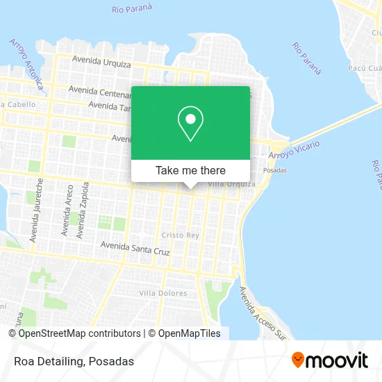 Roa  Detailing map