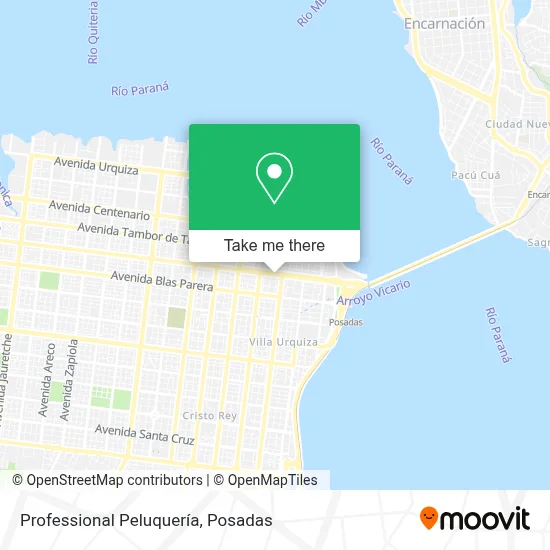 Professional Peluquería map