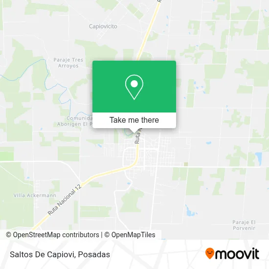 Saltos De Capiovi map