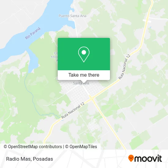 Radio Mas map