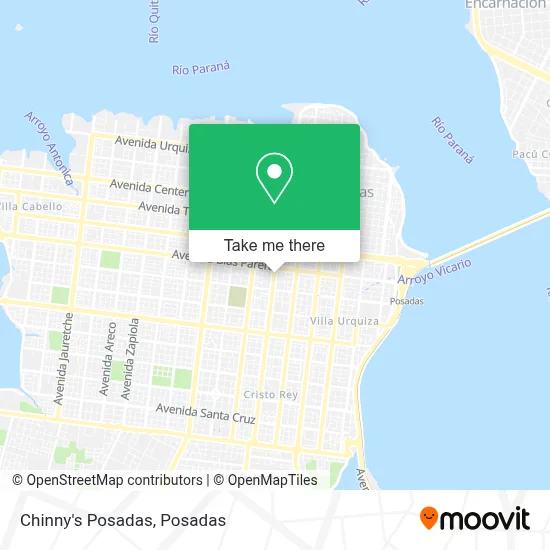 Chinny's Posadas map