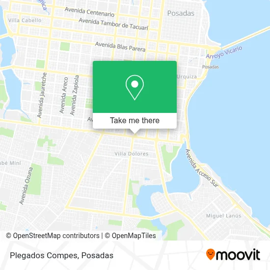 Plegados Compes map