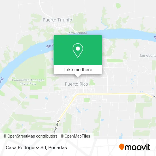 Casa Rodriguez Srl map