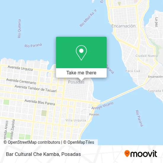 Bar Cultural Che Kamba map