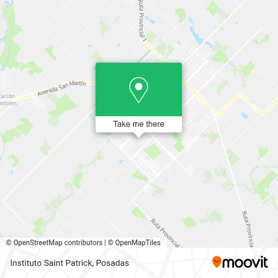 Instituto Saint Patrick map