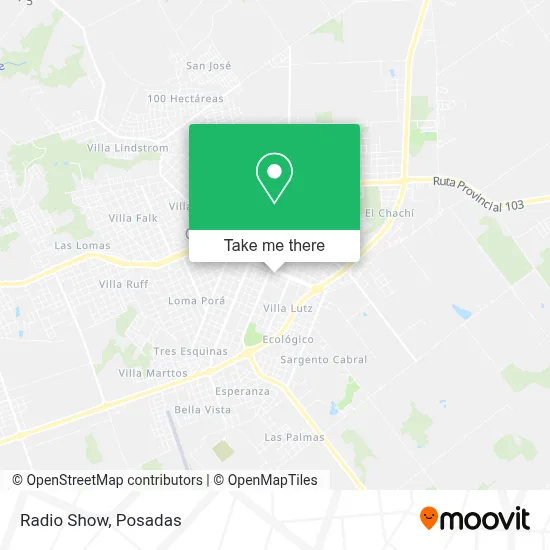 Radio Show map
