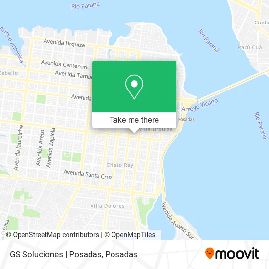 GS Soluciones | Posadas map