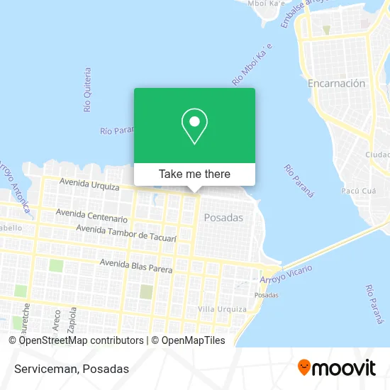Serviceman map