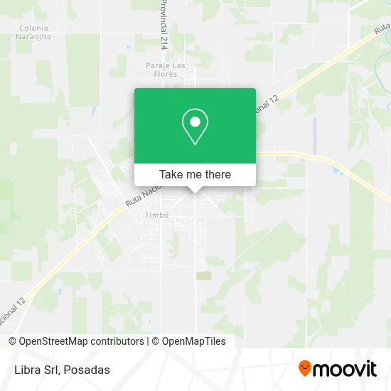 Libra Srl map