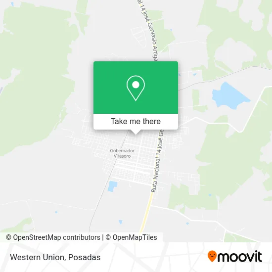 Western Union map
