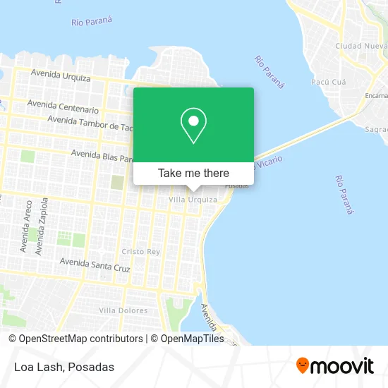 Loa Lash map