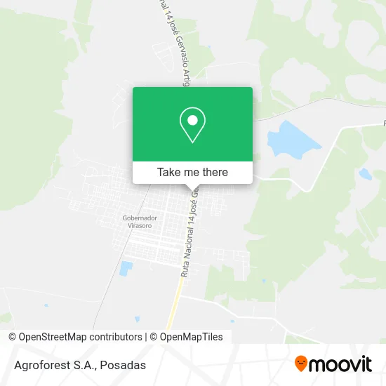 Agroforest S.A. map