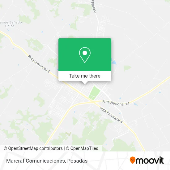 Marcraf Comunicaciones map