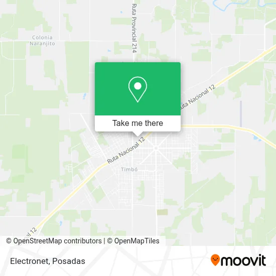 Electronet map