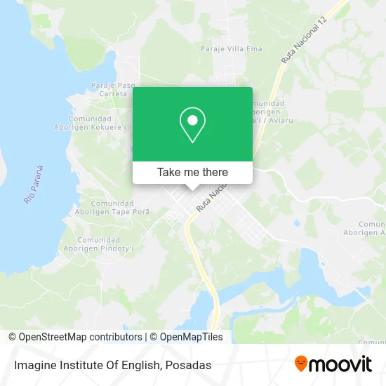 Imagine Institute Of English map