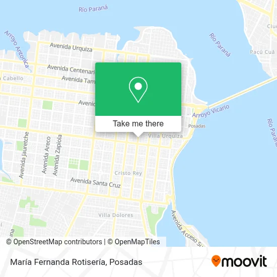 María Fernanda Rotisería map