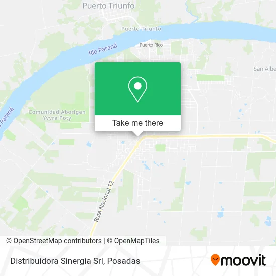 Distribuidora Sinergia Srl map