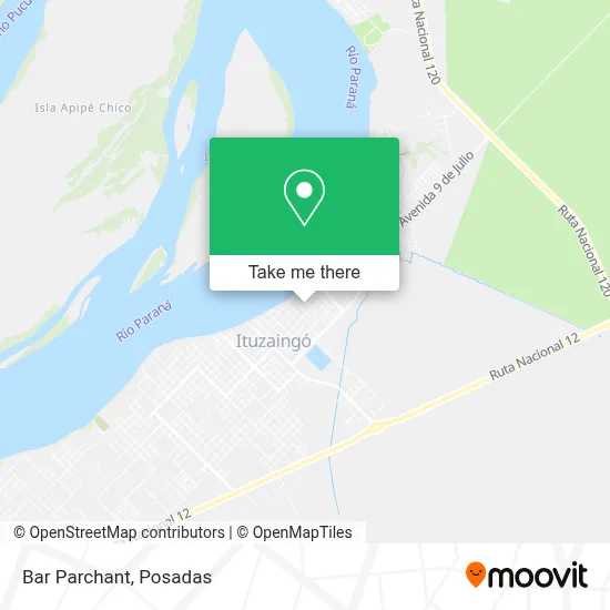 Bar Parchant map