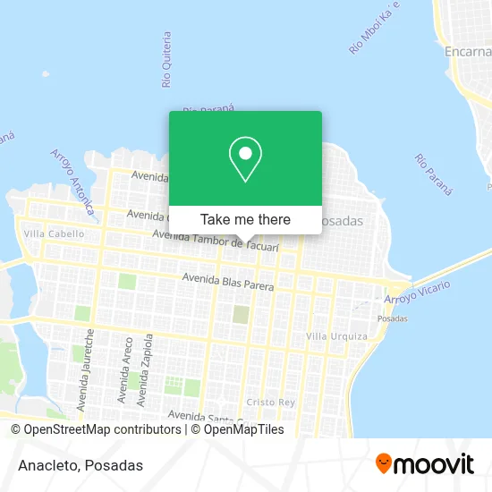 Anacleto map