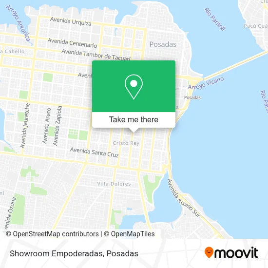 Showroom Empoderadas map