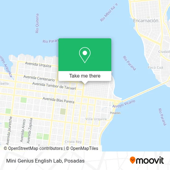 Mini Genius English Lab map