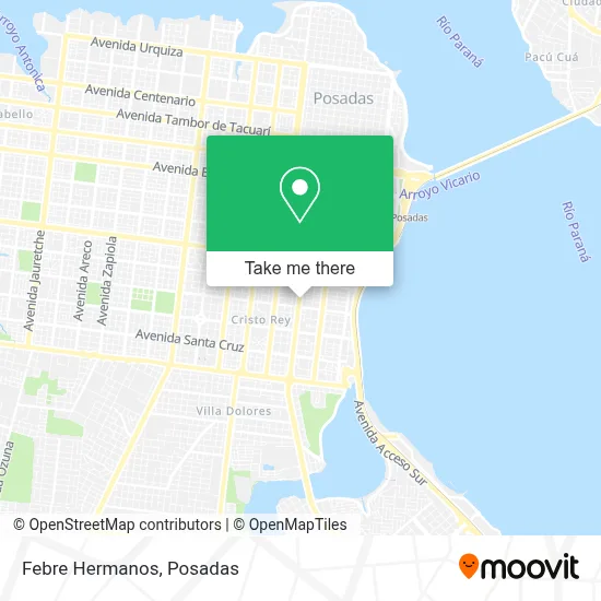 Febre Hermanos map