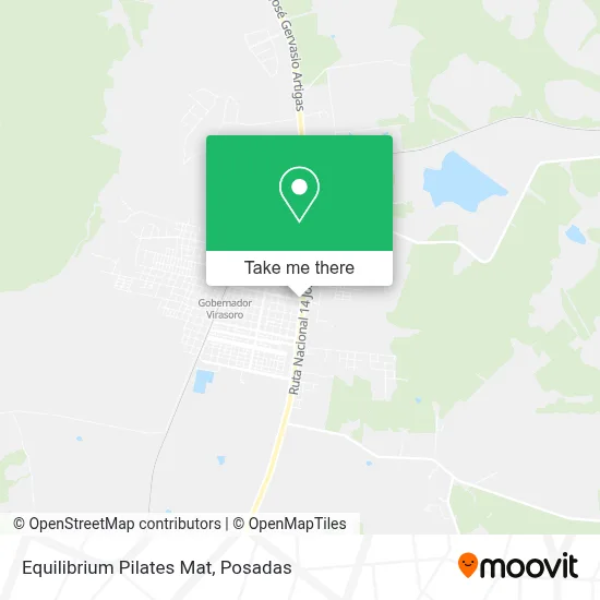 Equilibrium Pilates Mat map