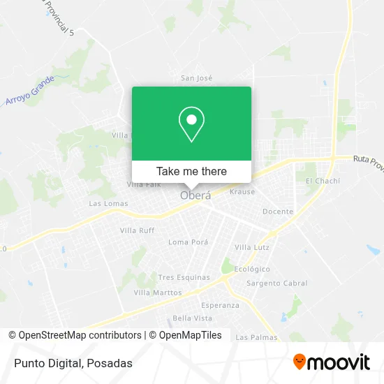 Punto Digital map