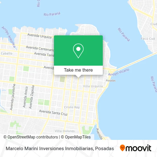 Marcelo Marini Inversiones Inmobiliarias map