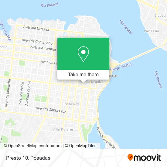 Presto 10 map