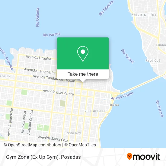Gym Zone (Ex Up Gym) map
