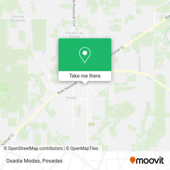 Osadía Modas map