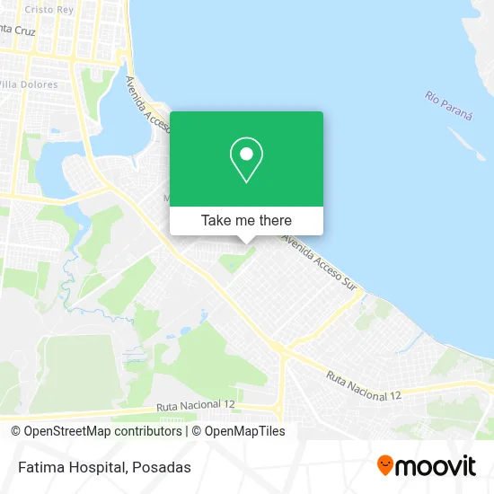 Fatima Hospital map