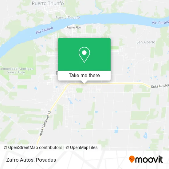 Zafro Autos map