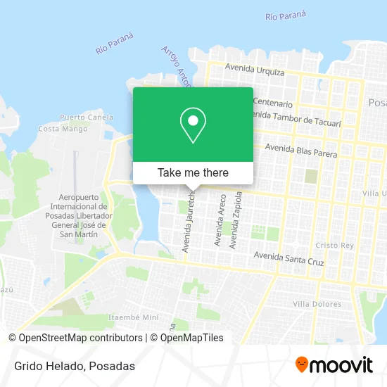 Grido Helado map
