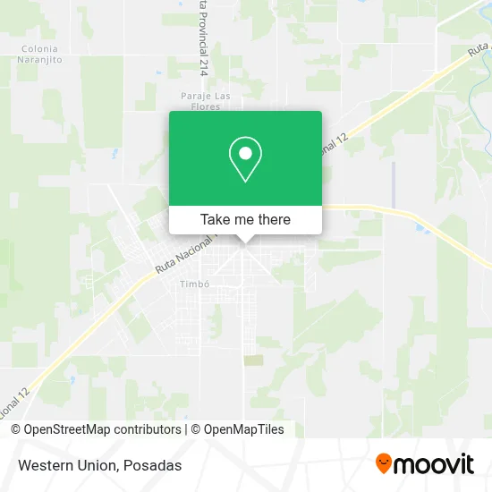 Western Union map